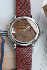 Gérald Genta, Retro Classic, Jump Hour, Salmon Guilloché Dial, 36mm | Ref. G.3634
