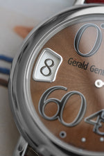 Gérald Genta, Retro Classic, Jump Hour, Salmon Guilloché Dial, 36mm | Ref. G.3634