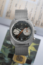 Enicar Big Eye F45 Chronograph by Birks (aka. Pelé), Unpolished