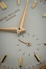Patek Philippe ref. 2526 in YG w. Bracelet: Retailed by Somazzi (c. 1953)