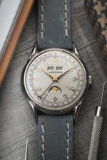 Leonidas Triple Calendar Moonphase (c. 1940's)