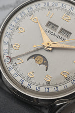 Leonidas Triple Calendar Moonphase (c. 1940's)