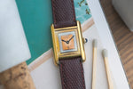 Must de Cartier Tank Vermeil | Manual Wind, Tri-Colour Dial (c. 1980's)