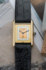 TANK | Must de Cartier | Vermeil | Manual Wind, Tricolore (c. late 1970's)