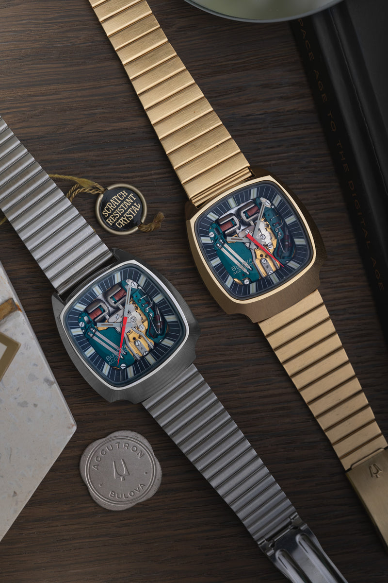 *TWIN SET* (NOS) Bulova Accutron Spaceview 100th Anniversary Watches ...