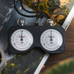 Rare Double Heuer Stopwatch Set | “Indianapolis Motor Speedway” Printed Dials (c. 1960's)