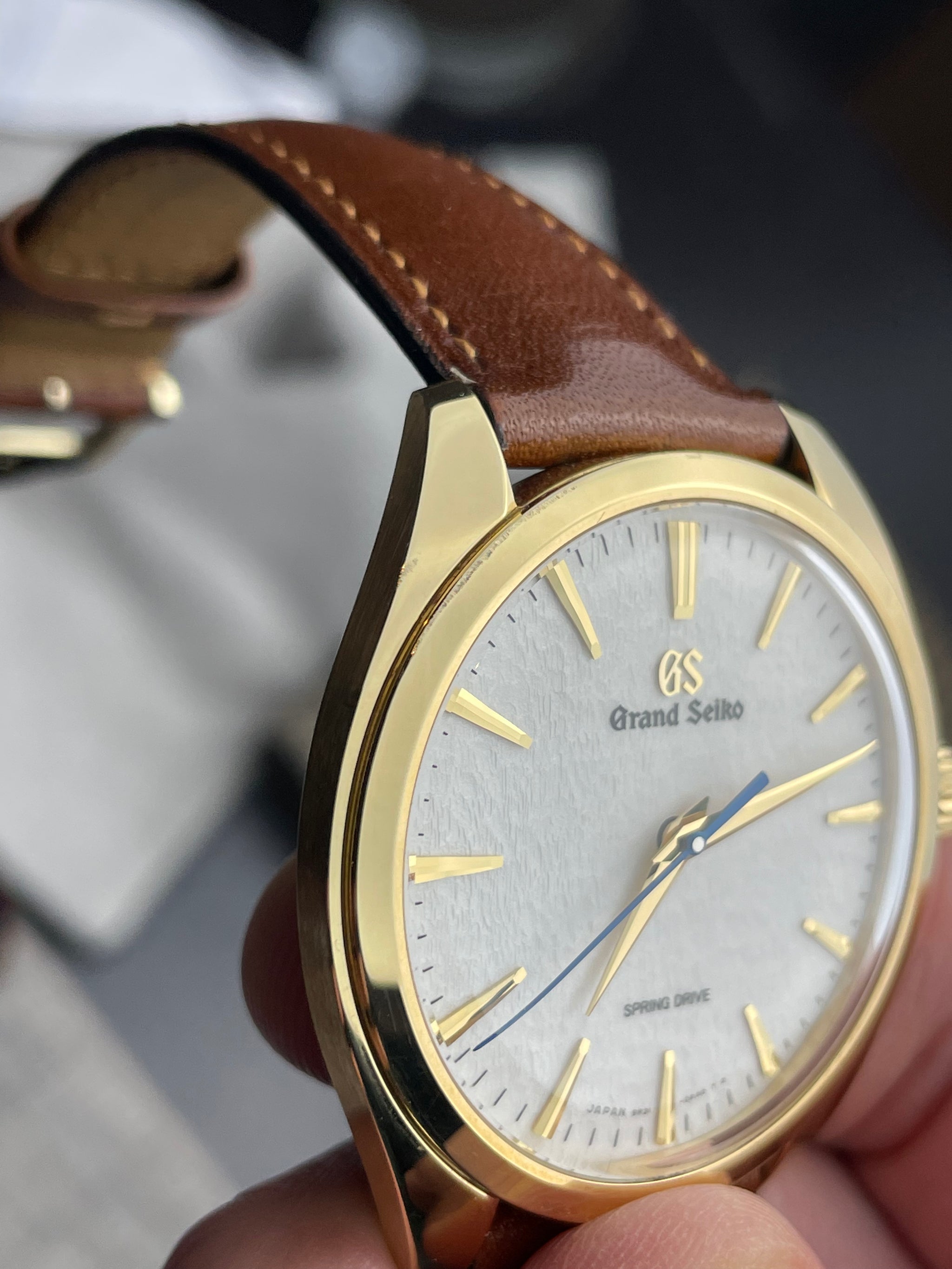 Grand Seiko SBGY002 20th Anniversary Of Spring Drive Yellow Gold Watchable